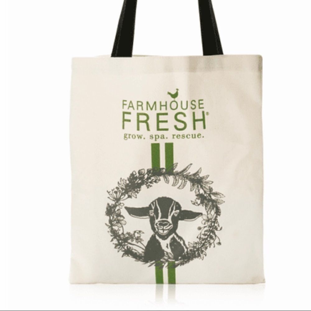 Farmhouse fresh Canvas Tote. 